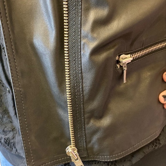 EUC Halogen Leather Plus-size moto Jacket 🧥 - Picture 3 of 7